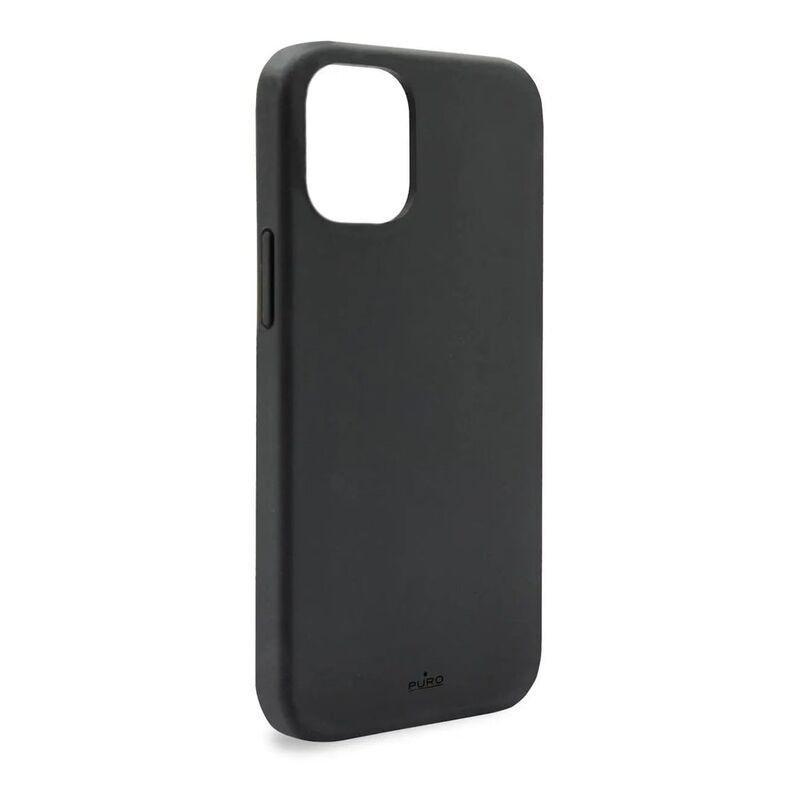 Puro Cover Silicone Case Black with Microfiber for iPhone 13 Pro, , large image number 4