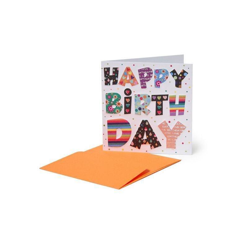 Legami Small Greeting Card - Happy Birthday + Dot (7 X7 cm), , large image number 0