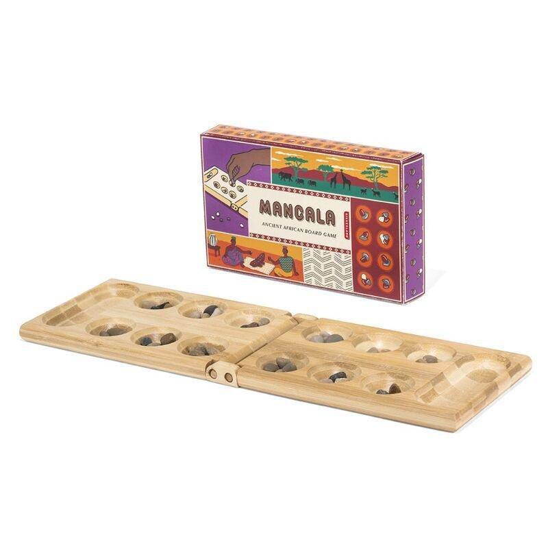 Kikkerland Mancala Playing Board Game, , medium