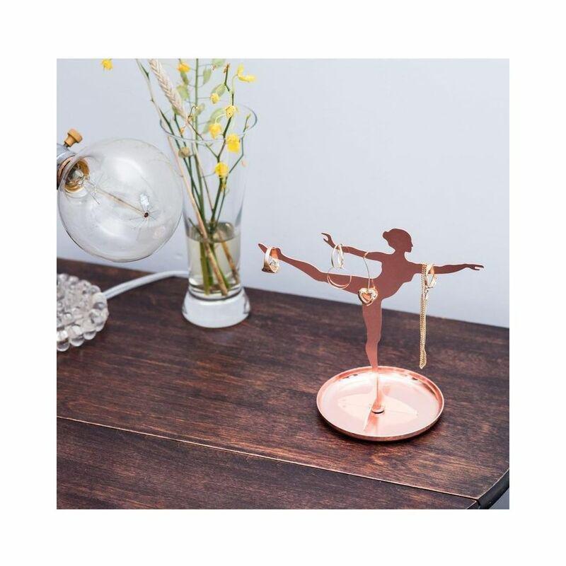 Kikerland Ballerina Jewelry Stand Copper, , large image number 0
