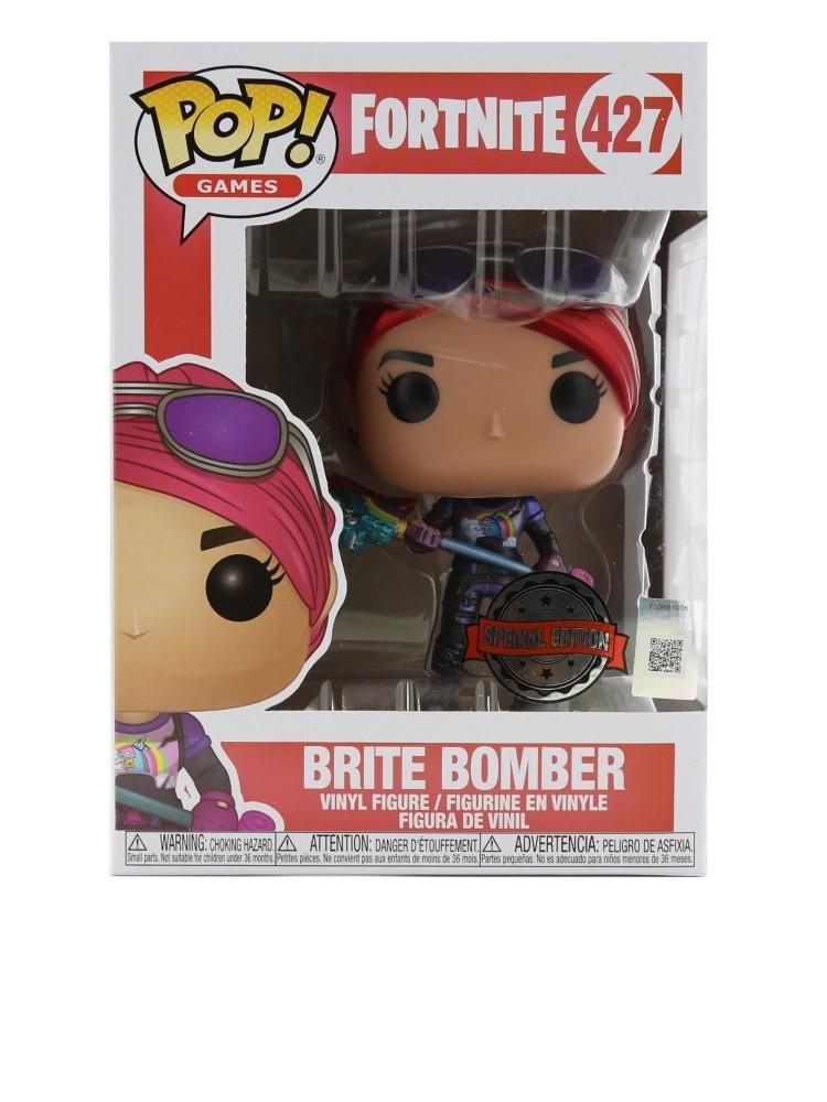 Funko Pop Games Fortnite S3 Mettalic Brite Bomber Exc Vinyl Figure, , large image number 1