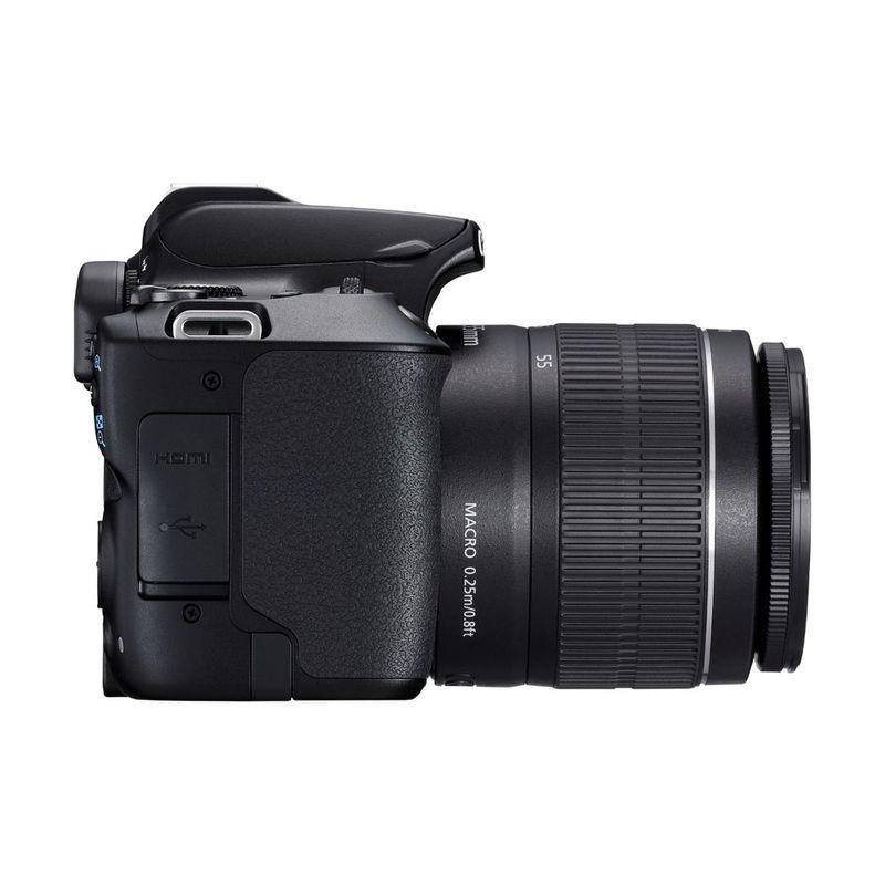 Canon Eos 250D Black Dslr + Ef-S 18-55mm F/3.5-5.6 III Lens, , large image number 4
