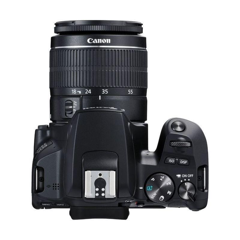 Canon Eos 250D Black Dslr + Ef-S 18-55mm F/3.5-5.6 III Lens, , large image number 7