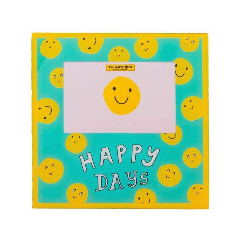 The Happy News Glass Frame Happy Days (6 x 4), , large image number 0
