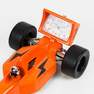 WM WIDDOP - Wm Widdop Miniature Racing Car Clock Orange