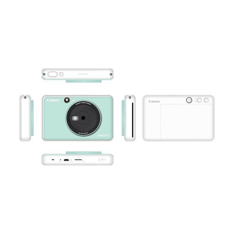 Canon Zoemini C Mint Green Instant Camera with Printer, , large image number 1