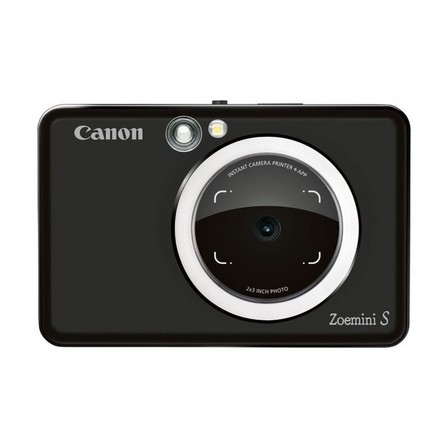 CANON - Canon Zoemini S Matte Black Instant Camera with Printer