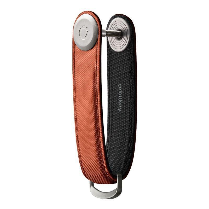 Orbitkey 2.0 Nylon Terracotta Orange Keychain, , large image number 1