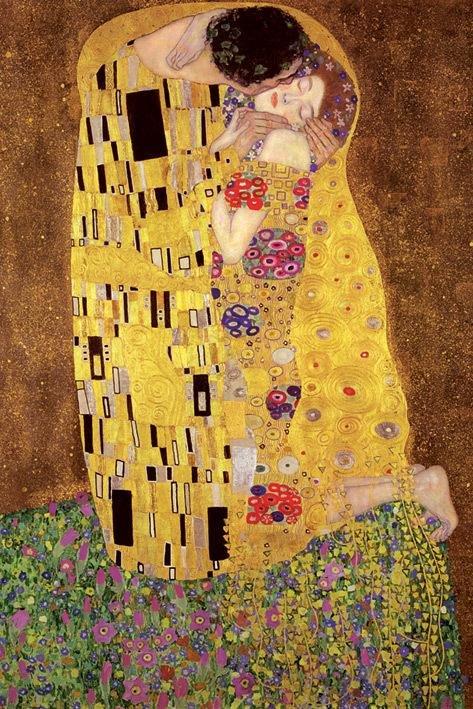Gustav Klimt's The Kiss Maxi Poster (61 x 91.5 cm), , large image number 0