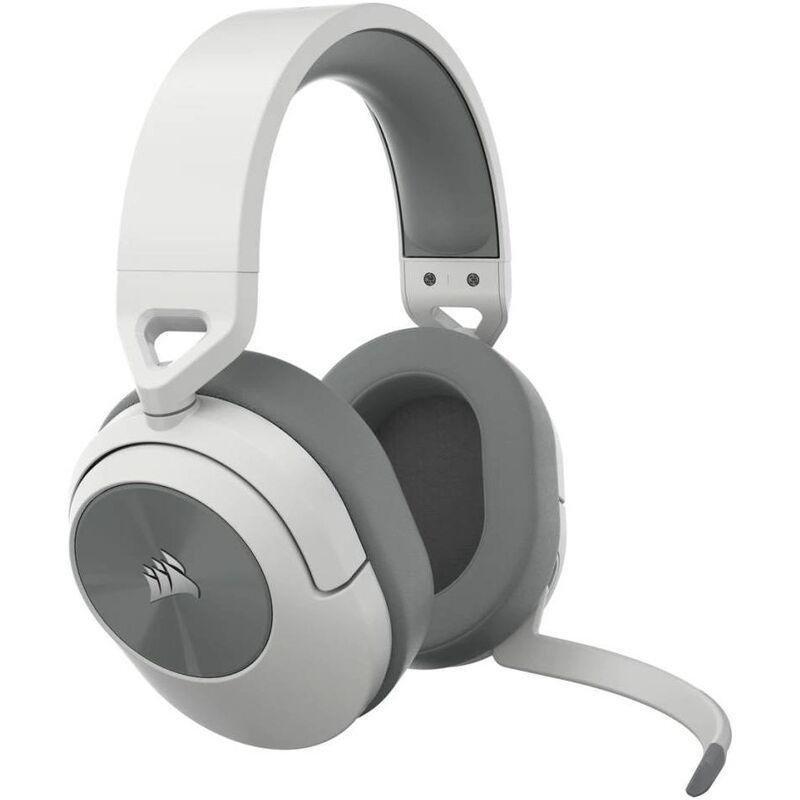 Corsair - HS55 Wireless Surround Sound Over-Ear Gaming Headset With Microphone - White, , large image number 5