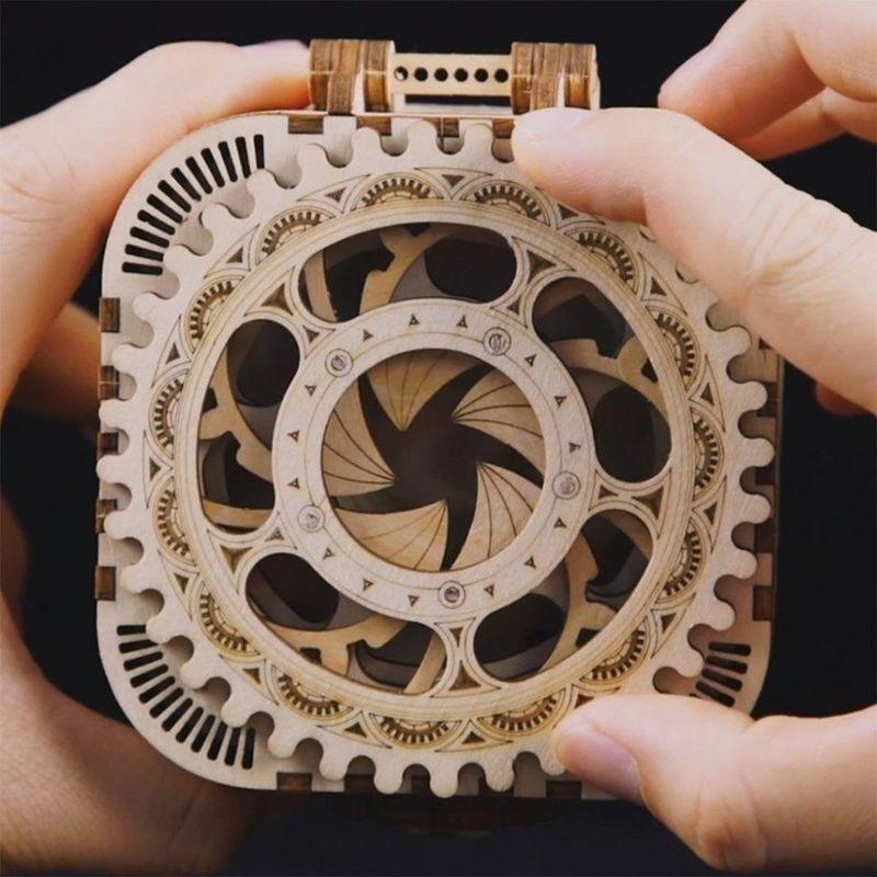 Robotime 3D Wooden Puzzle Treasure Box, , large image number 0
