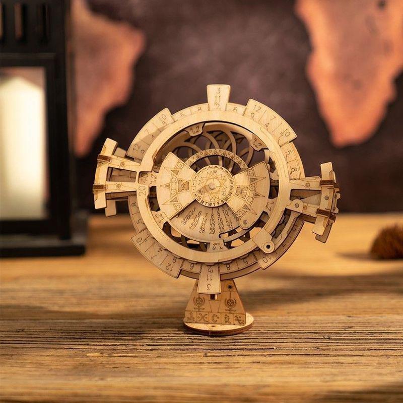 Robotime 3D Wooden Puzzle Perpetual Calendar, , large image number 2