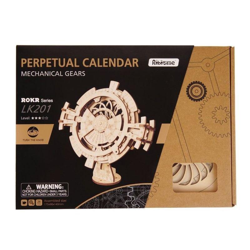 Robotime 3D Wooden Puzzle Perpetual Calendar, , large image number 3