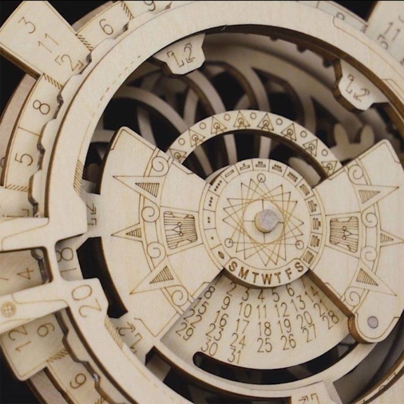 Robotime 3D Wooden Puzzle Perpetual Calendar, , large image number 4