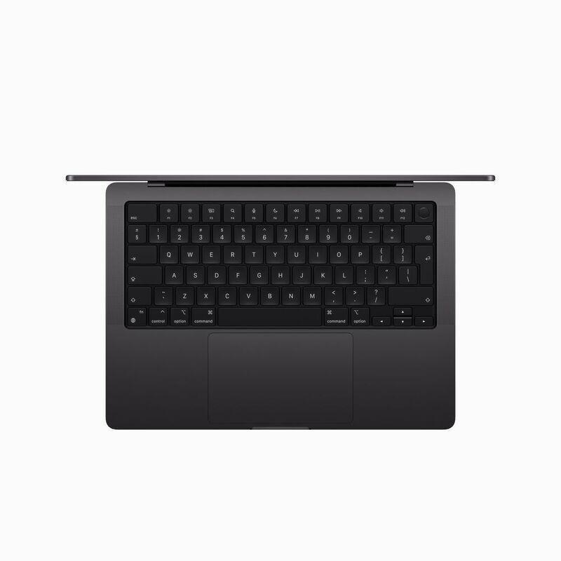 Apple 14-inch MacBook Pro M3 Pro chip with 11-core CPU and 14-core GPU / 18GB / 512GB SSD (Arabic/English) - Space Black, , large image number 1