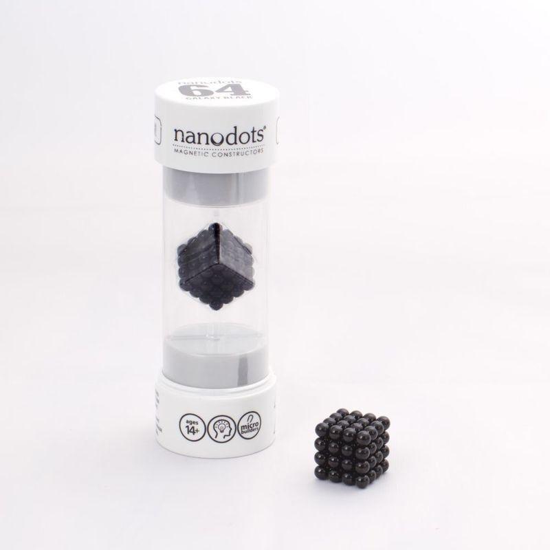 Nanodots 64 Black Magnetic Dots, , medium