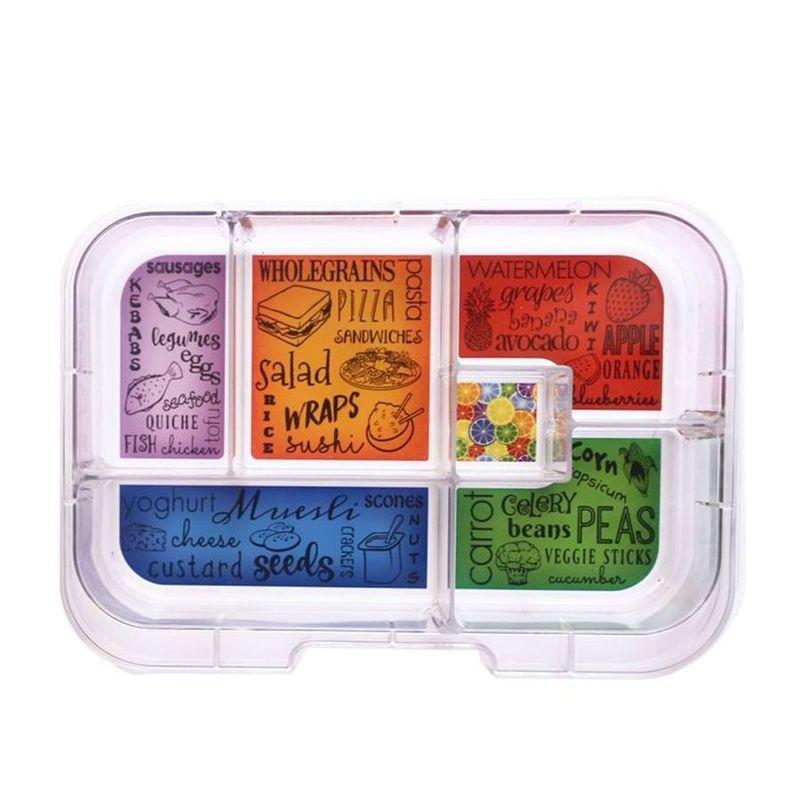 Munchbox Maxi6 Tray Artwork Multicolor Lunchbox, , large image number 0