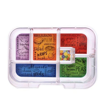MUNCHBOX - Munchbox Maxi6 Tray Artwork Multicolor Lunchbox