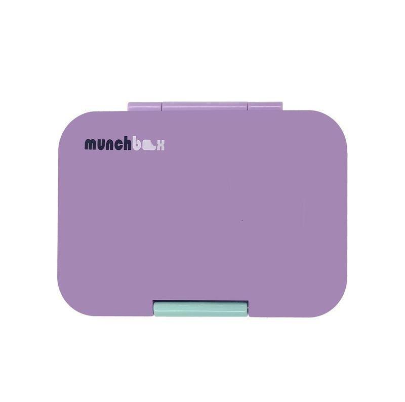 Munchbox Munchi Snack Periwinkle Purple/Mint Lunchbox, , large image number 0