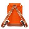 YKRA - Ykra Matra Mini Leather Strap Orange Backpack
