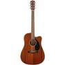 FENDER - Fender CD-60SCE Dreadnought Acoustic-Electric Guitar - All Mahogany