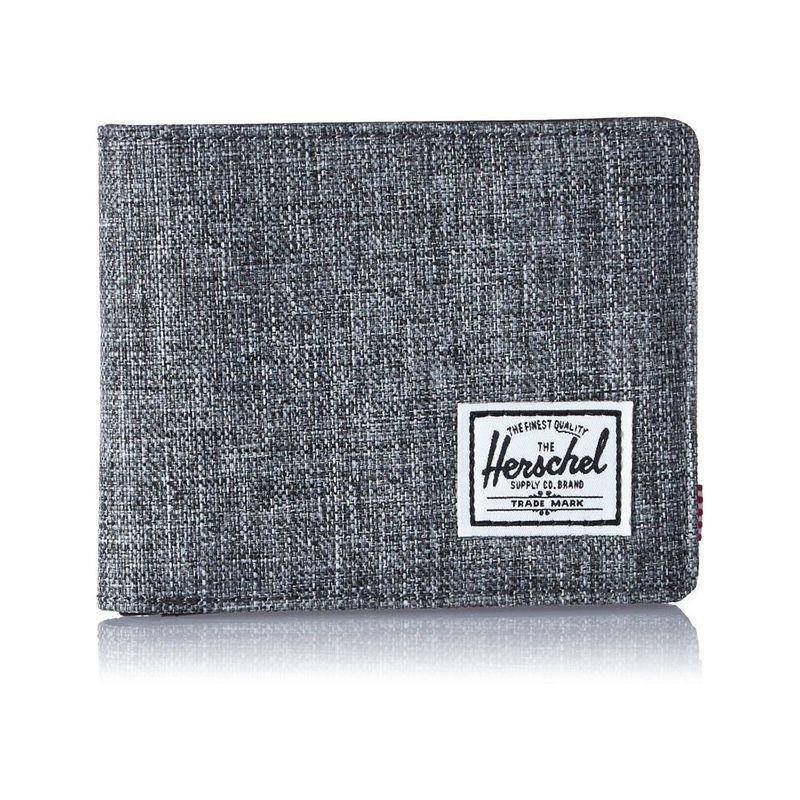 Herschel Hank RFID Wallet Raven Crosshatch, , large image number 0