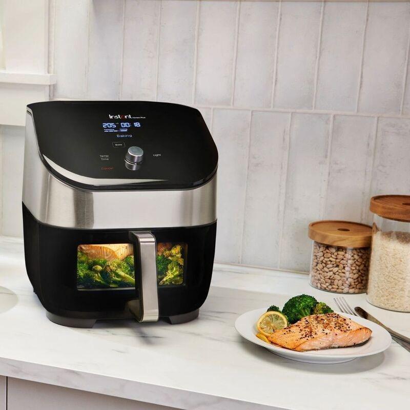 Instant Vortex Plus Clear Cook Stainless Steel Air Fryer (6-quart), , large image number 0