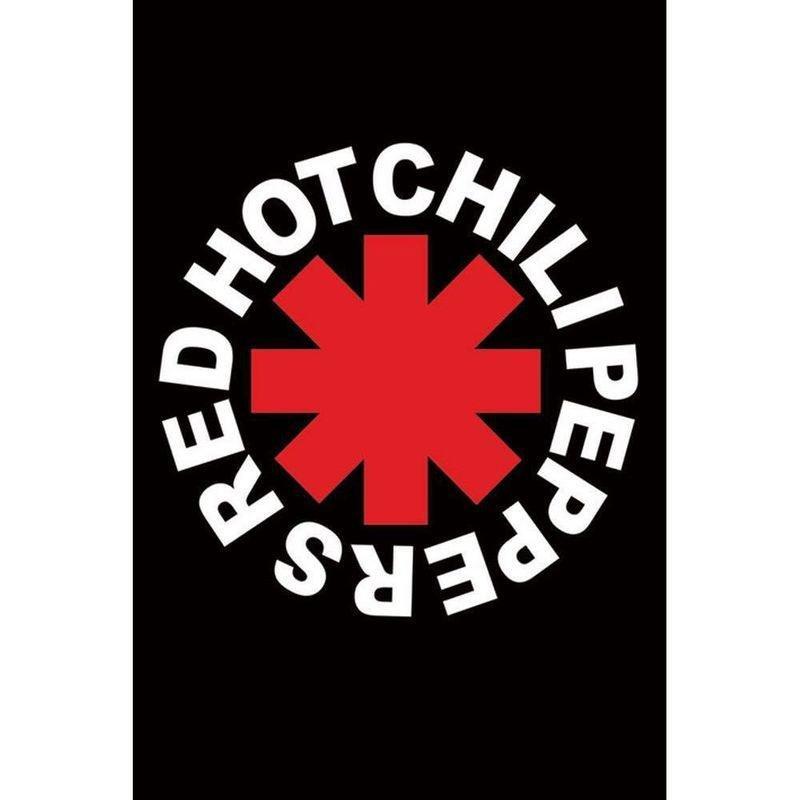 Red Hot Chili Peppers Logo Maxi Poster, , large image number 0