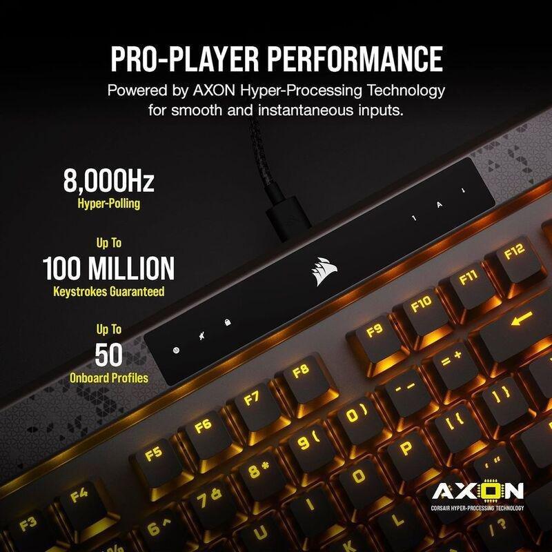 Corsair K70 Max RGB Magnetic-Mechanical Wired Gaming Keyboard With Backlit RGB, , large image number 4