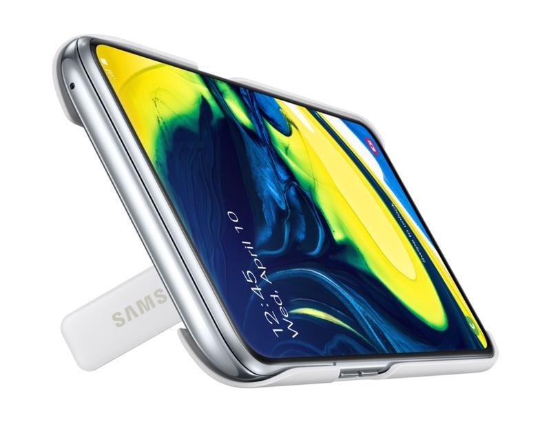Samsung Standing Cover White for Galaxy A80, , large image number 5