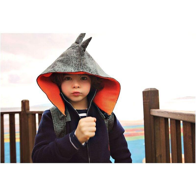 MORIKUKKO - Morikukko Kids Dinasour Hooded Backpack