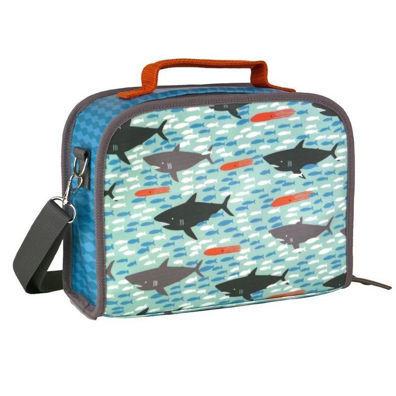 Petit Collage Sharks Insulated Lunchbox, , medium