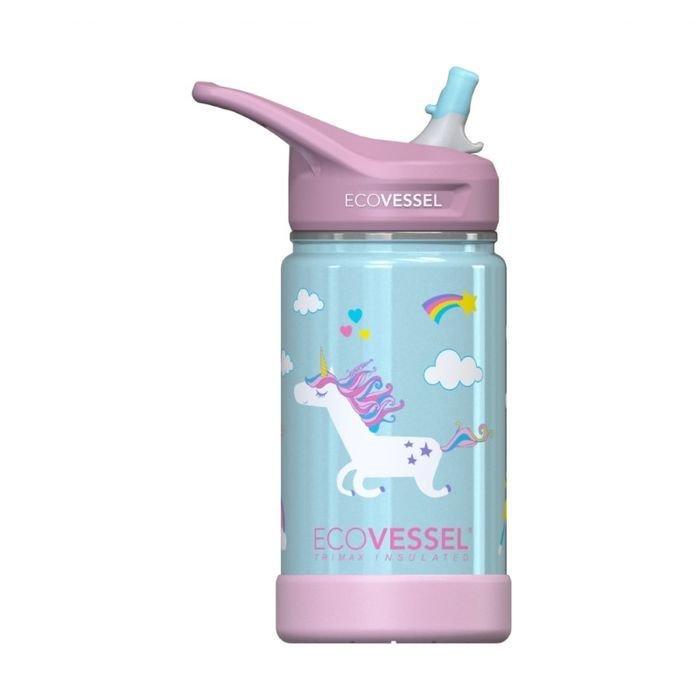 EcoVessel Unicorn Frost Triple Insulated Water Bottle 350ml, , large image number 0