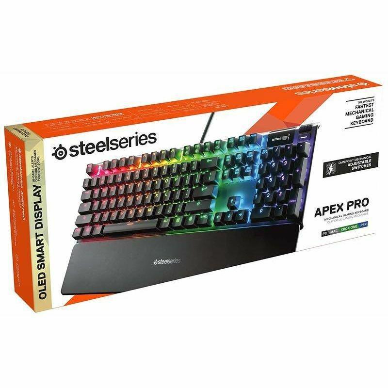 STEELSERIES - SteelSeries Apex Pro Mechanical Gaming Keyboard - OmniPoint Switch (US Englsih)