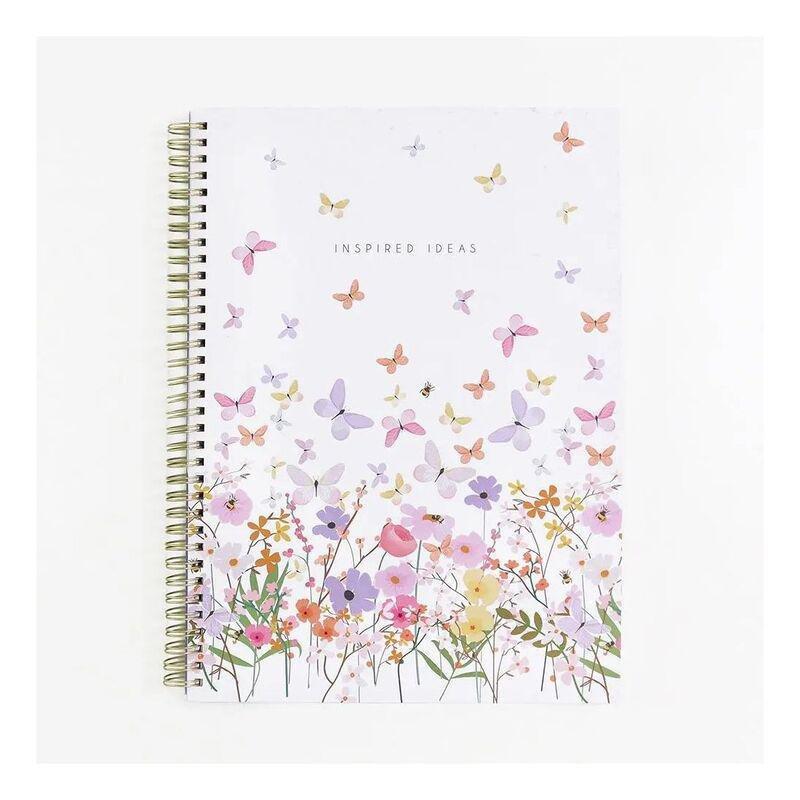 Belly Button Meadow Field A4 Spiral Bound Lined Notebook (100 Pages), , large image number 0