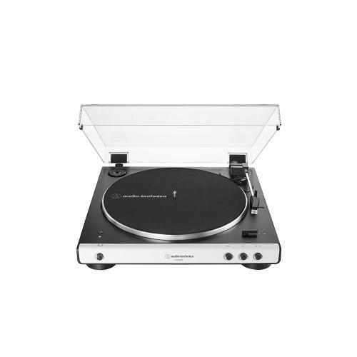 Audio Technica AT-LP60XBT Bluetooth Belt-Drive Turntable with Built-in Preamp - White, , medium