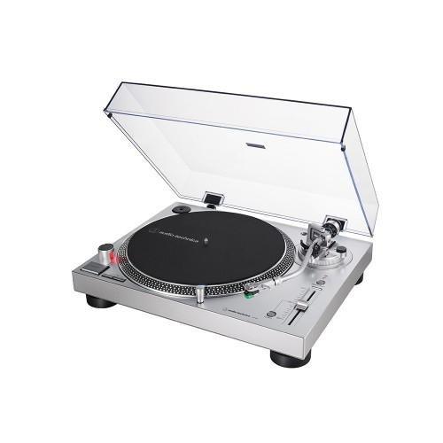 Audio Technica AT-LP120XUSB Direct-Drive Turntable with Built-in Preamp - Silver, , large image number 0