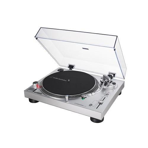 AUDIO TECHNICA - Audio Technica AT-LP120XUSB Direct-Drive Turntable with Built-in Preamp - Silver