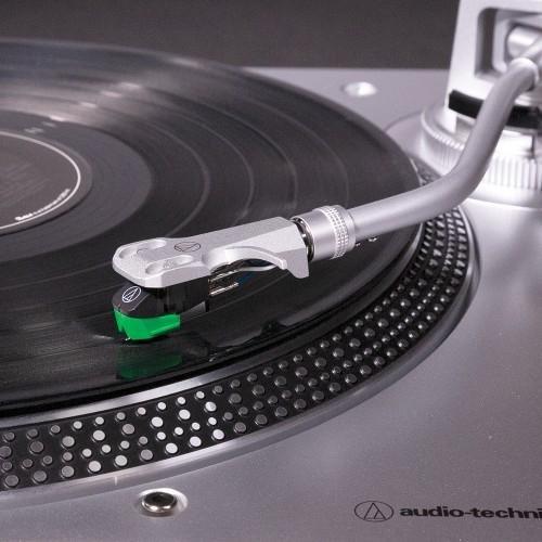 AUDIO TECHNICA - Audio Technica AT-LP120XUSB Direct-Drive Turntable with Built-in Preamp - Silver