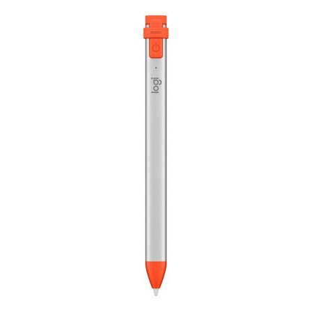 LOGITECH - Logitech 914-000034 Crayon Digital Pencil Orange for iPad Pro 12.9-inch (3rd gen)/iPad Pro 11-inch/iPad (7th gen)/iPad (6th (gen)/iPad Air (3rd gen...