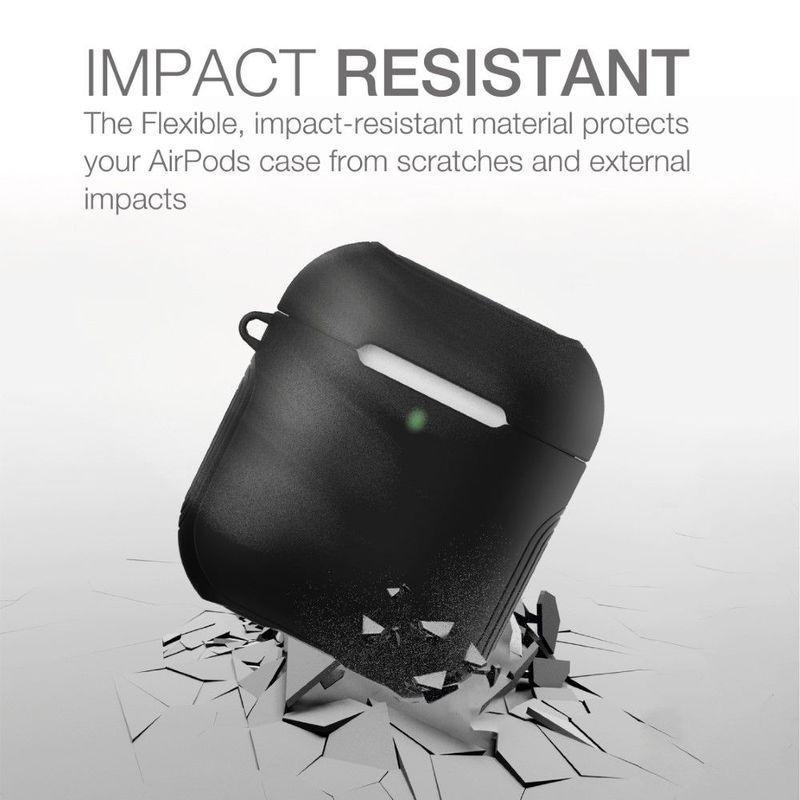 Amazing Thing Supremecase Guard Space Grey for Apple AirPods With Carabiner, , large image number 2