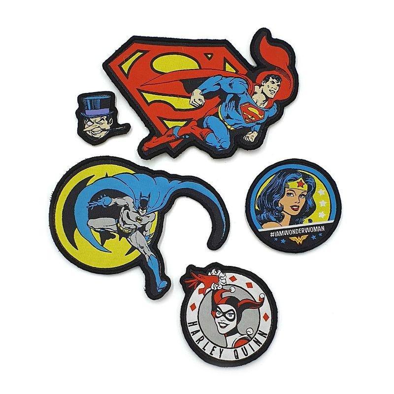 Fabric Flavours DC Comics Badgeables Unisex Black Backpack, , large image number 0