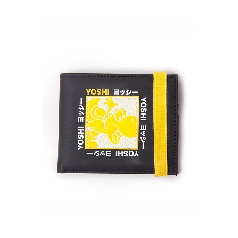 Nintendo Super Mario Festival Yoshi Bifold Wallet Black, , large image number 0