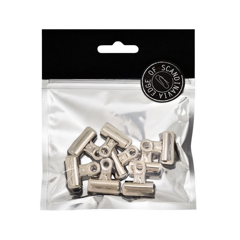BNT 25mm Edge Bulldog Binder Clip Silver (8 Pack), , large image number 0