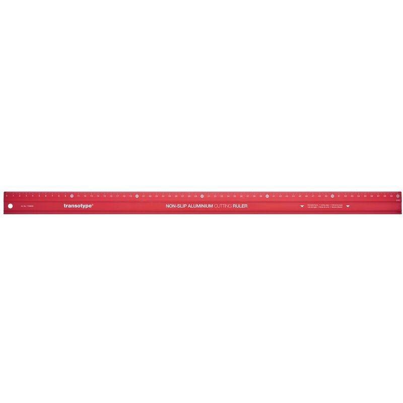 Transotype Aluminum Cutting Ruler - 60cm, , medium