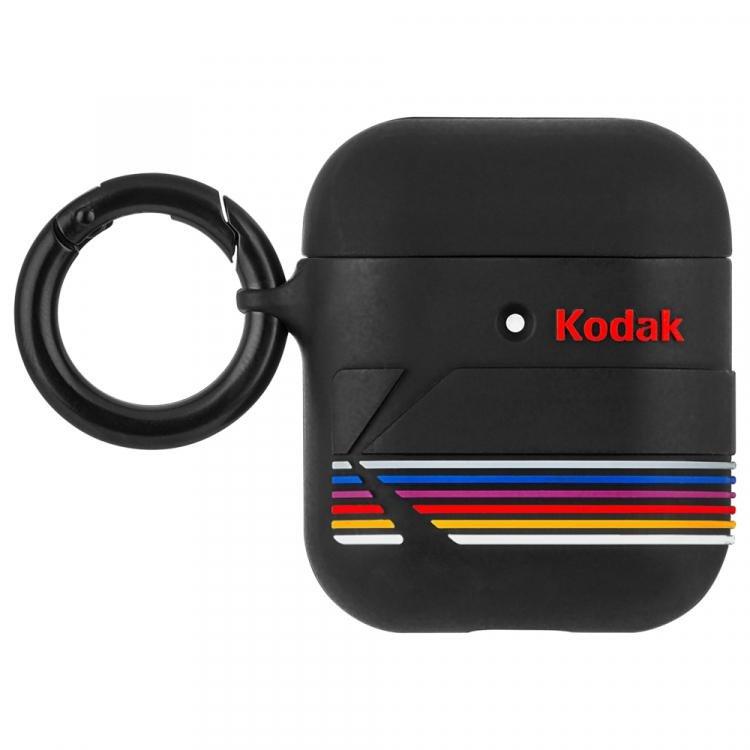 Case-Mate Kodak Case Matte Black for Apple AirPods Shiny Logo, , large image number 0