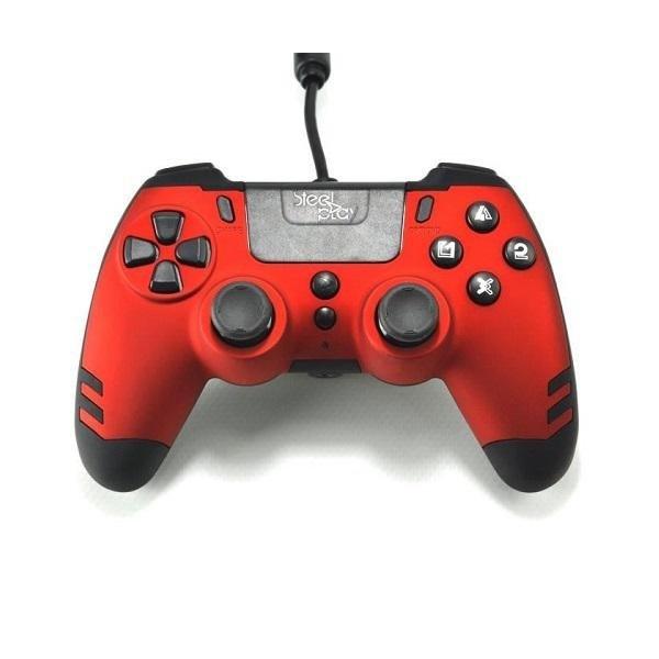 Steelplay Metaltech Wired Controller Red for PS4, , large image number 0
