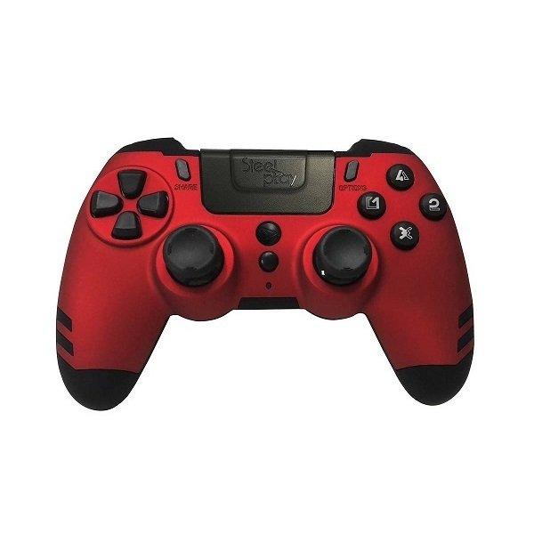 Steelplay Metaltech Wireless Controller Red for PS4, , large image number 0