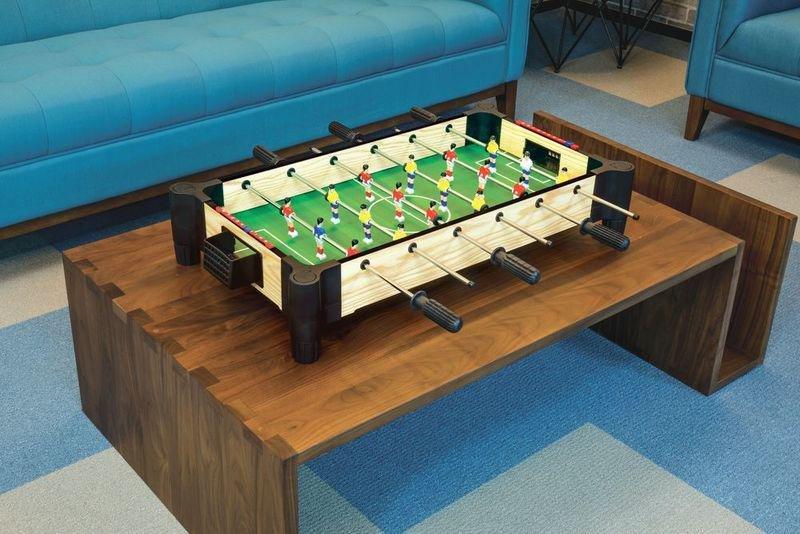 Merchant Ambassador 27 Inch Football Table with Elevated Surface & Legs, , large image number 1