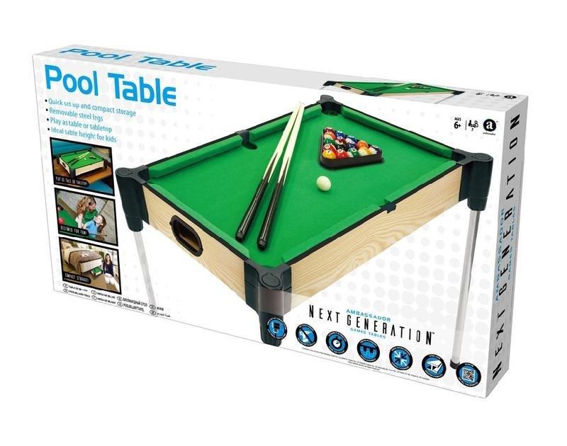 Merchant Ambassador 27 Inch Pool Table with Elevated Surface & Legs, , large image number 0